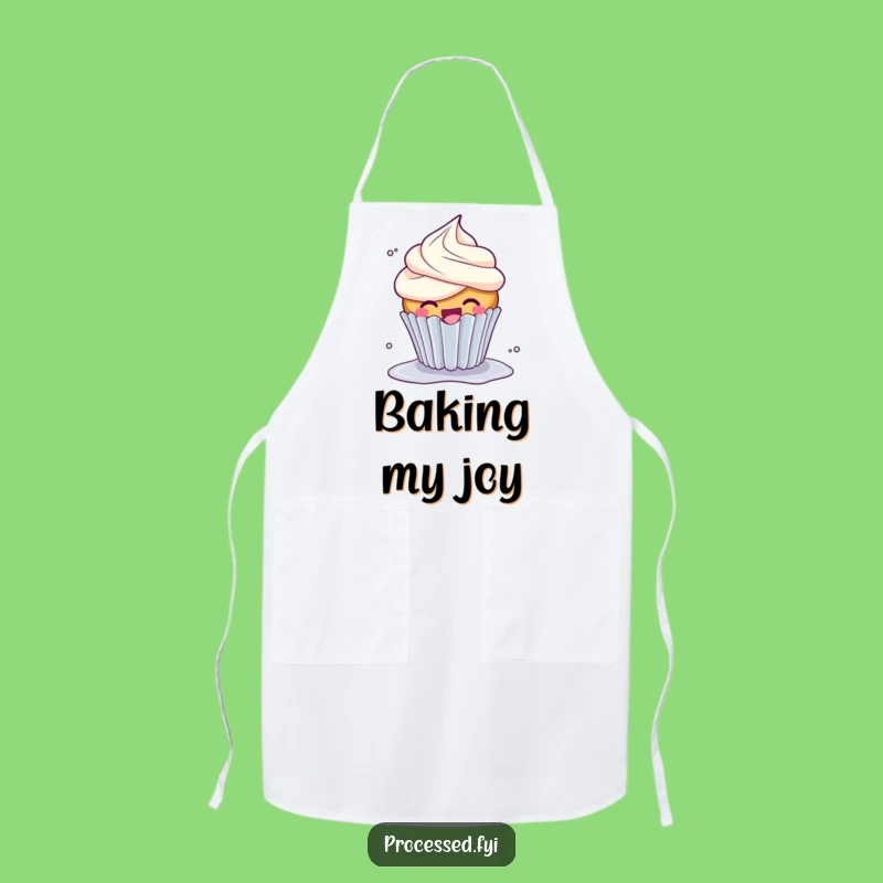 Funny Giggle Cupcake Apron: Baker's Delight - A Hilarious & Funny Gift!