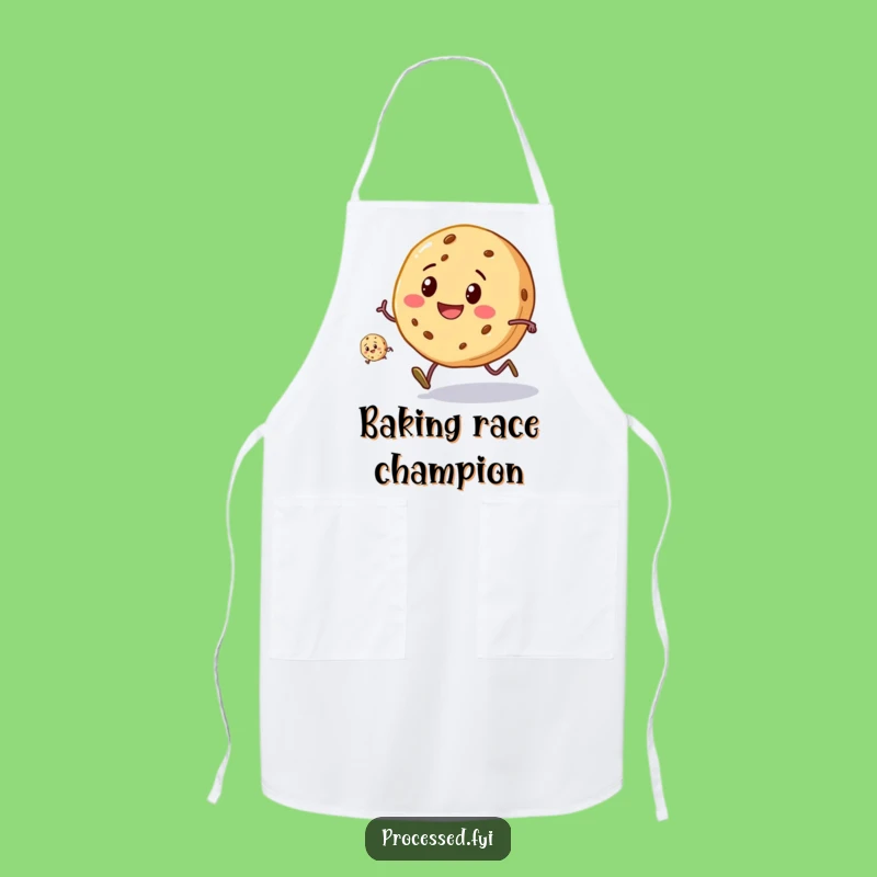 Funny Cookie Race Chef Apron: Cook with Speedy Enthusiasm