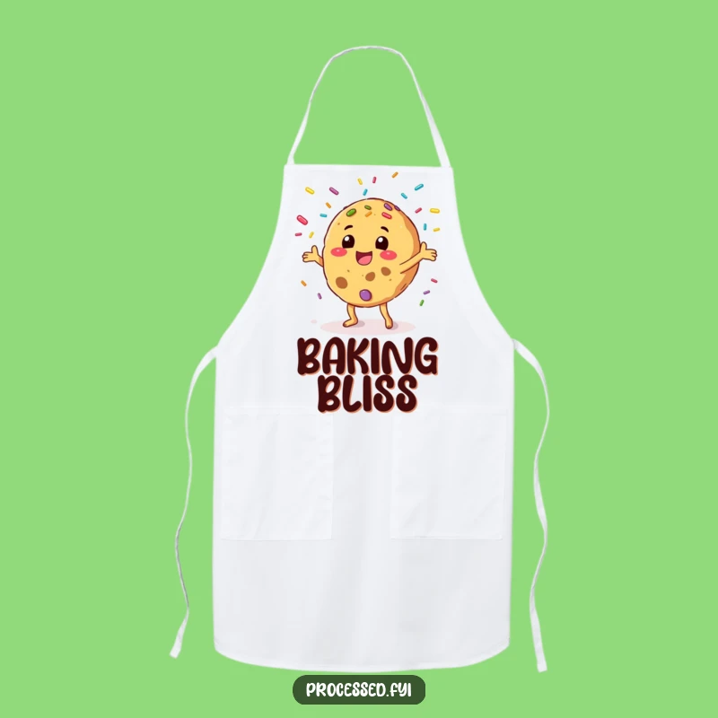 Funny Cookie Juggling Apron - Happy Chef's Companion for Sweet Kitchen Fun