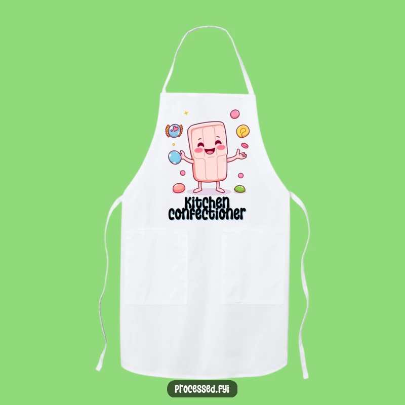 Funny Juggling Candy Bar Apron: Cook with Sweet Flair