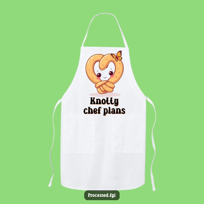 Funny Pretzel Apron: Cook with Curiosity and a Happy Knot