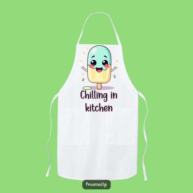 Funny Proud Melting Popsicle Apron: Cook with Cool Summer Fun!