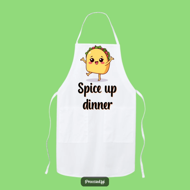 Funny Taco Chef Apron - Sassy Fiesta Cooking
