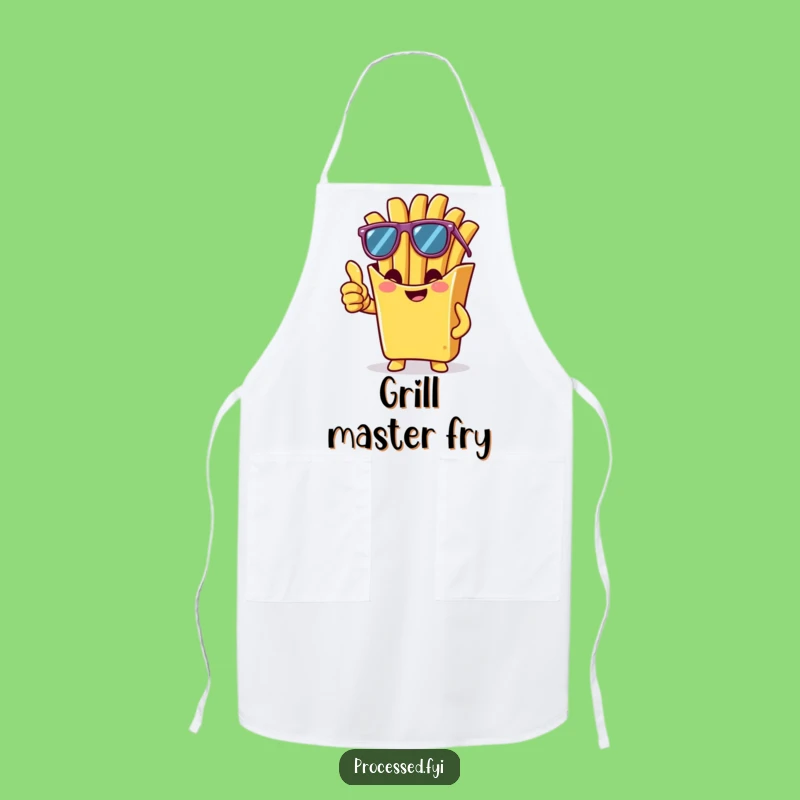 Funny French Fry Apron: Cook with Coolness and a Thumbs-Up