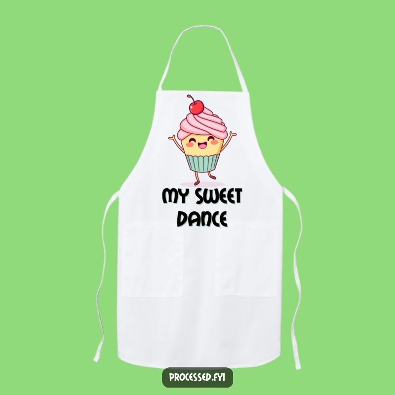 Funny Cupcake Jig Chef Apron: Bake and Celebrate with Fun