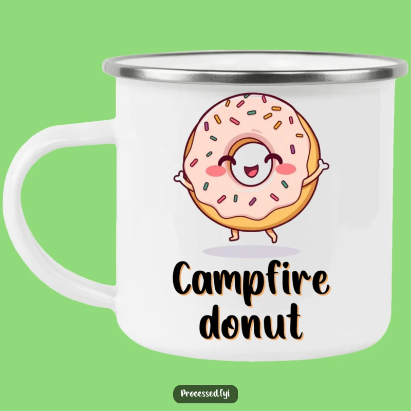 Funny Donut Dance Camping Mug: Hilarious Sweet Adventure Gift