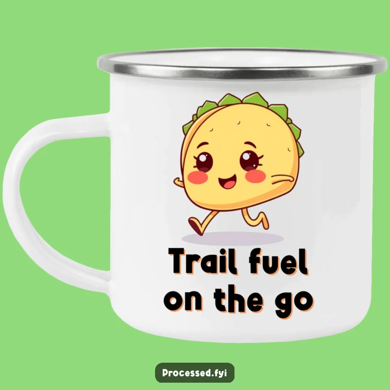 Funny Taco Camping Mug: Hilarious Outdoor Companion for Determined Trekkers
