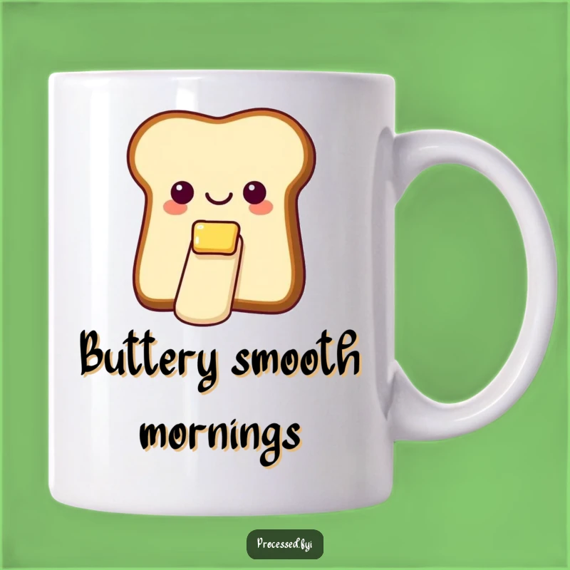 Funny Bread Butter Slide Mug: Deliciously Hilarious Gift!