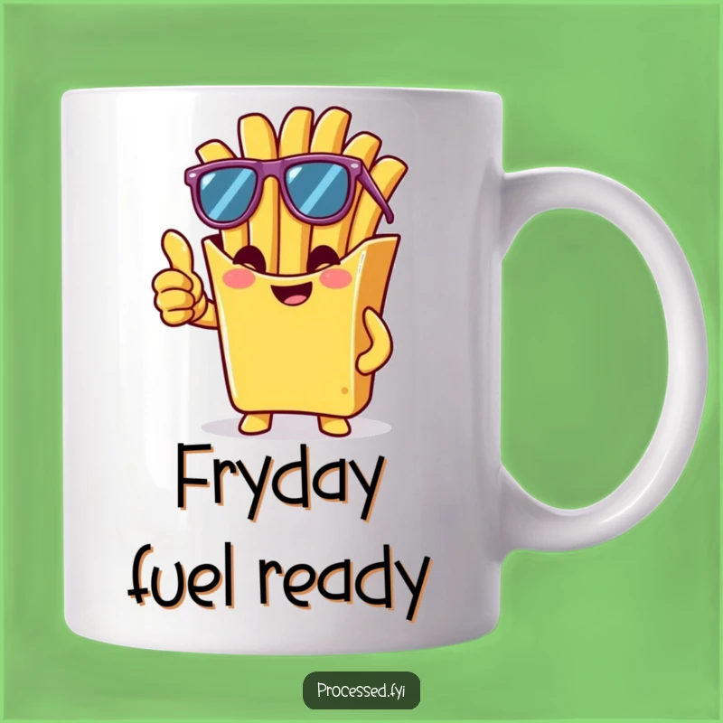 Funny French Fry Sunglasses Mug: Cool Vibes and Hilarious Sips