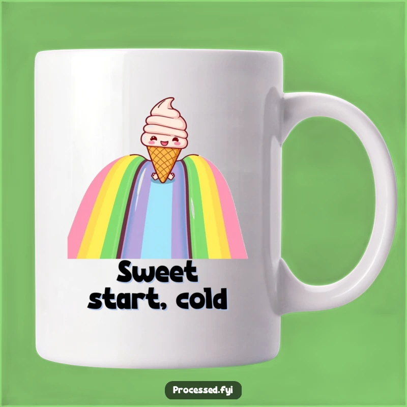 Funny Ice Cream Cone Mug: Sweet Slides and Hilarious Mornings