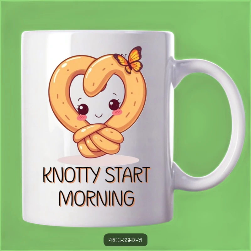 Funny Pretzel Butterfly Mug: Whimsical Wonder and Hilarious Sips