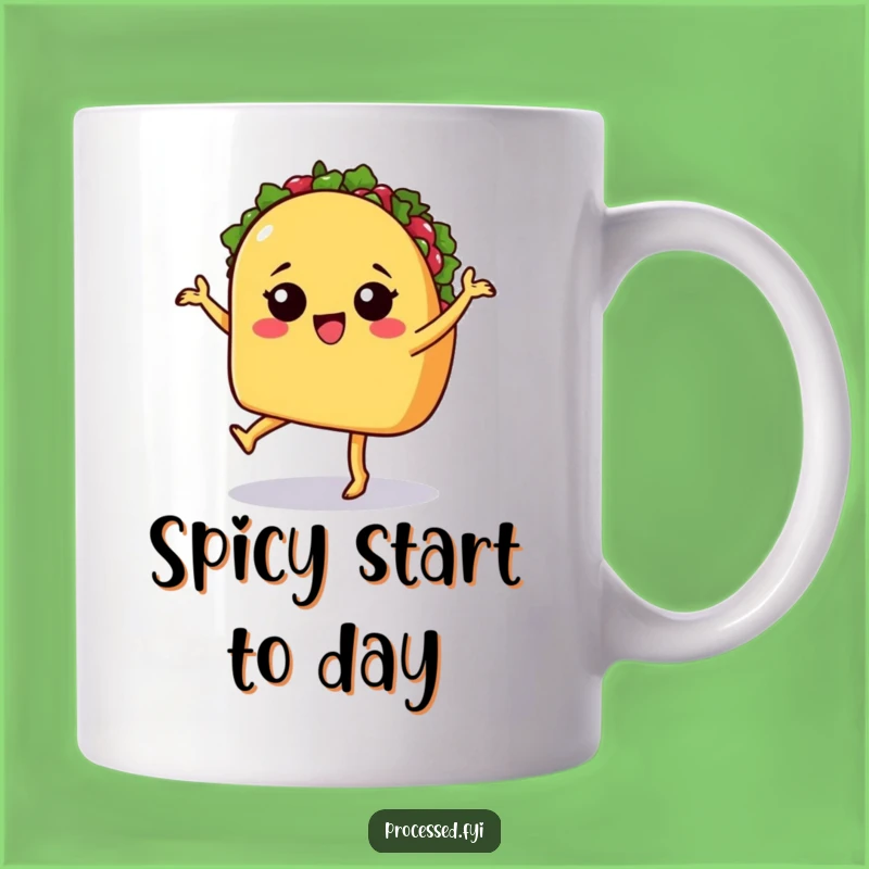 Funny Taco Salsa Dance Mug - Sassy Fiesta Gift