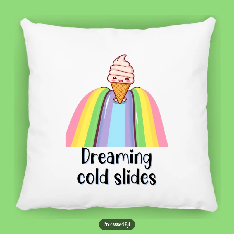 Funny Ice Cream Pillow: Cozy Comfort with Sweet Delight