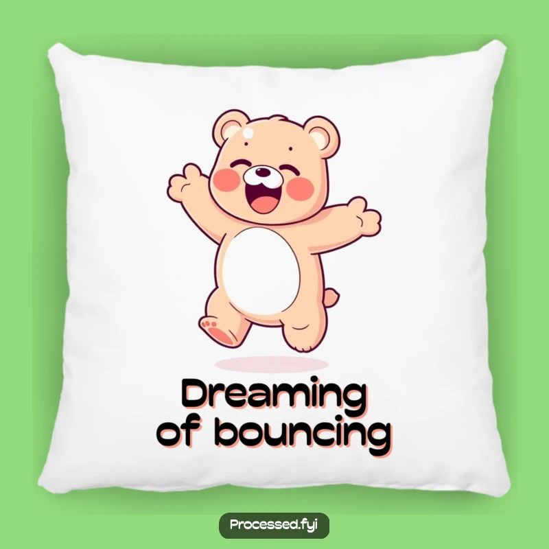 Funny Gummy Bear Pillow: Cozy Bounce - A Comfy & Funny Gift!