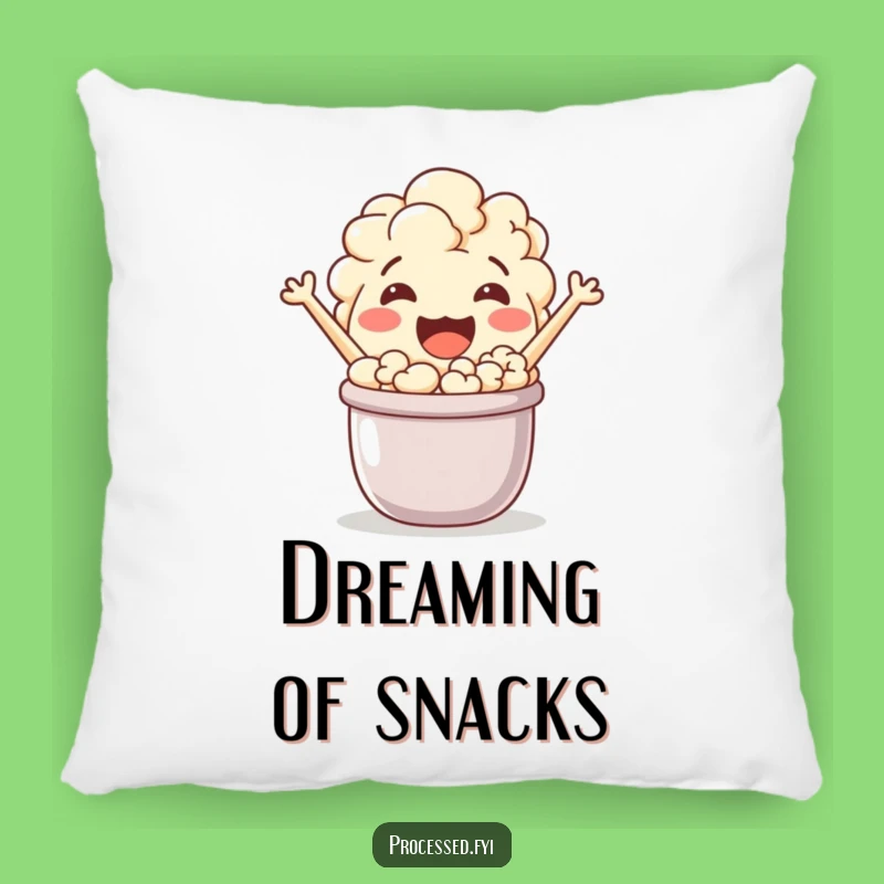 Funny Popcorn Character Pillow: Cozy Up with This Jovial Snack Popping with Happiness