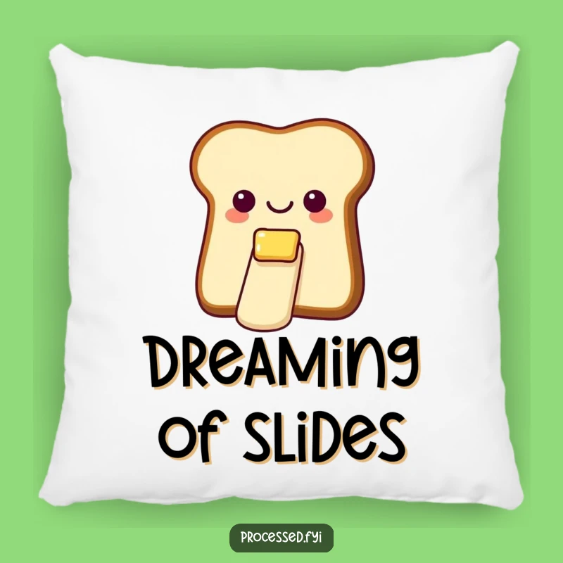 Funny Bread Butter Slide Pillow: Comfy Gliding for Hilarious Relaxation!