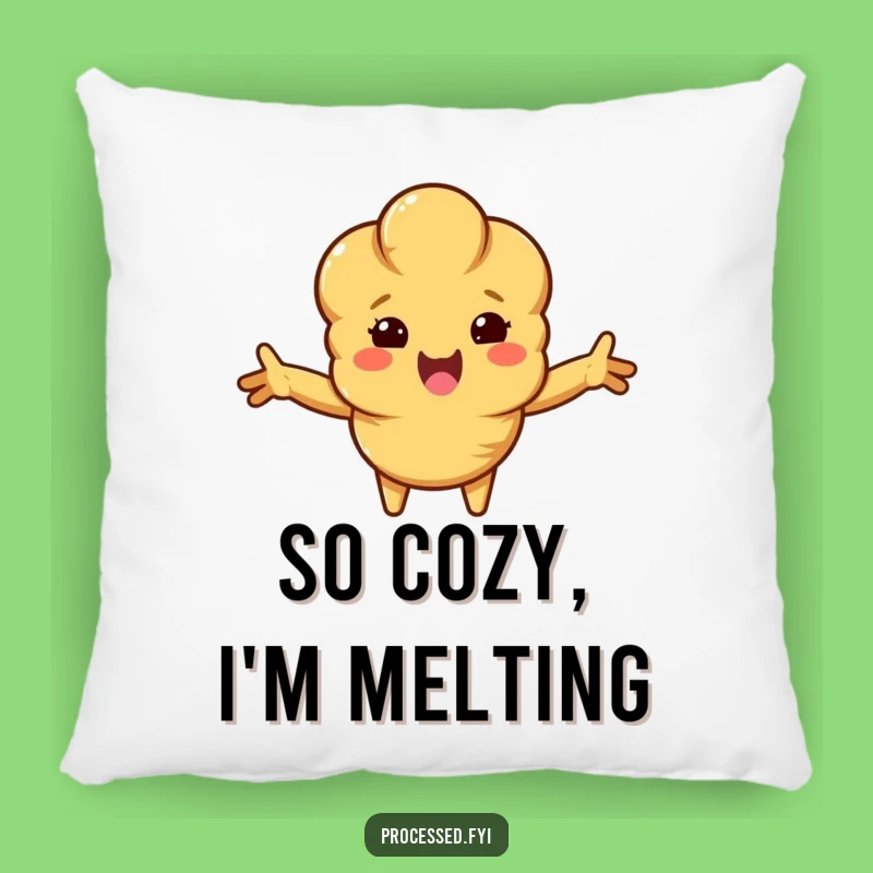 Funny Croissant Hug Pillow: Cuddle Up with Cartoon Pastry Comfort