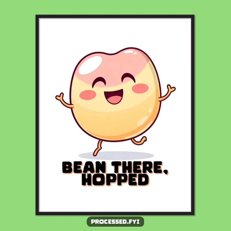 Funny Jelly Bean Digital Art: Hilarious Hopping Decor for Instant Joy