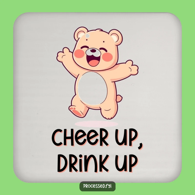 Funny Gummy Bear Coasters: Bounce Protector - A Quirky & Funny Gift!
