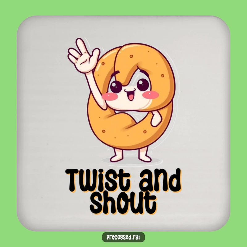 Protect Surfaces with a Funny Excited Pretzel Coaster