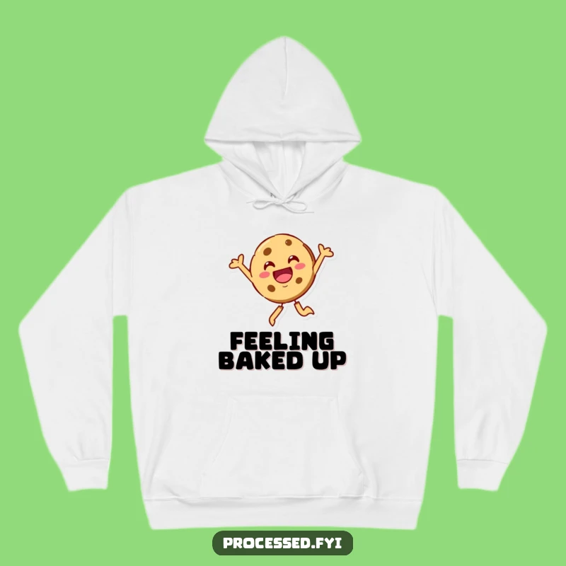 Funny Cookie Character Hoodie: Cozy Up with This Joyful Leaper's Sweetness
