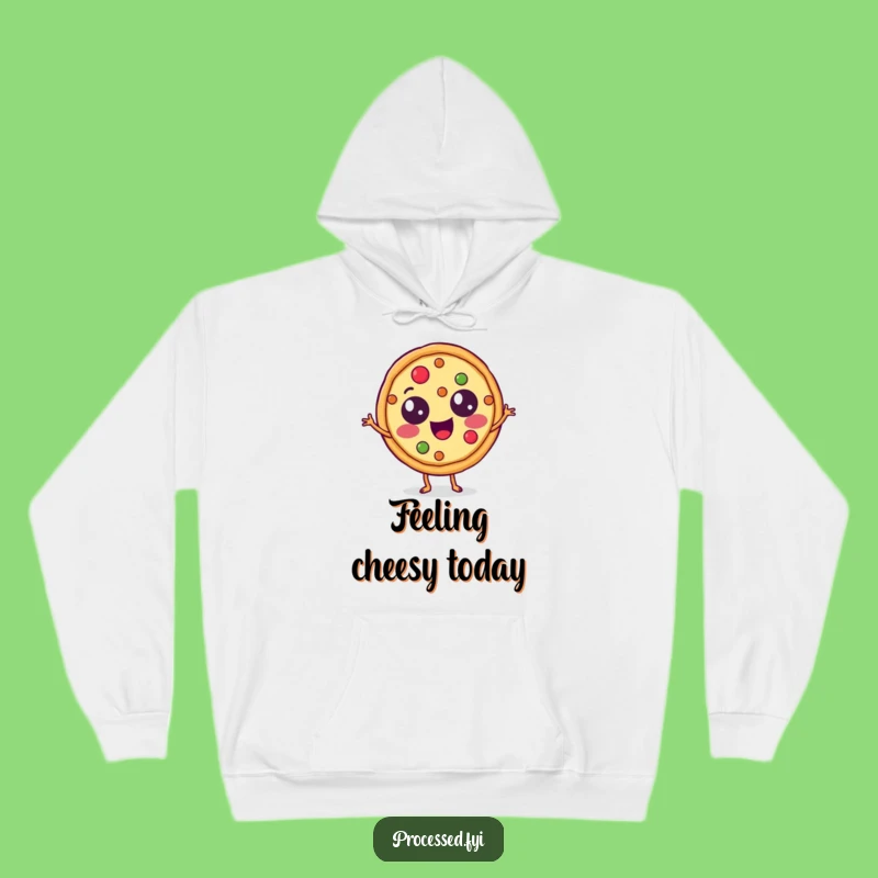Funny Pizza Hoodie: Cozy Dancing Slice Character, Perfect Warm Foodie Gift