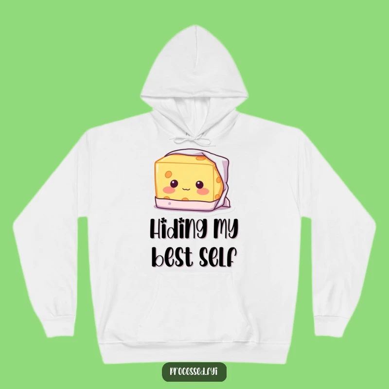 Funny Shy Cheese Hoodie: Cozy Comfort - The Ultimate Cheesy & Funny Gift!