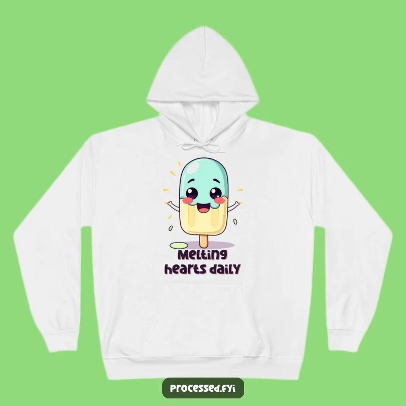 Funny Proud Melting Popsicle Hoodie: Cozy Up with This Cool Treat!