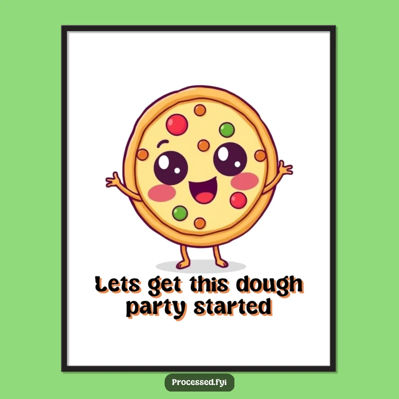 Free Printable Pizza Wall Art - Funny Downloadable Kitchen Decor Gift
