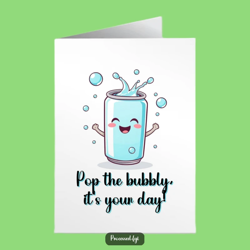 Free Printable Soda Can Birthday Card: Funny Juggling Drops for a Giggle-Worthy Gift