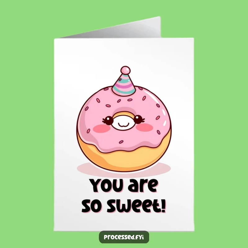 Yummy Free Printable Donut Congrats Card: Sweet Success!