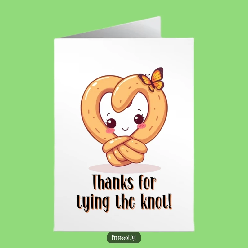 Free Printable Thank You Card: Curious Pretzel - Thanks for the Little Things!
