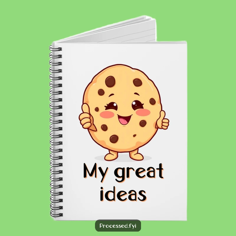 Funny Cookie Character Notebook: Cheerful Journal, Ideal Gift for Writers