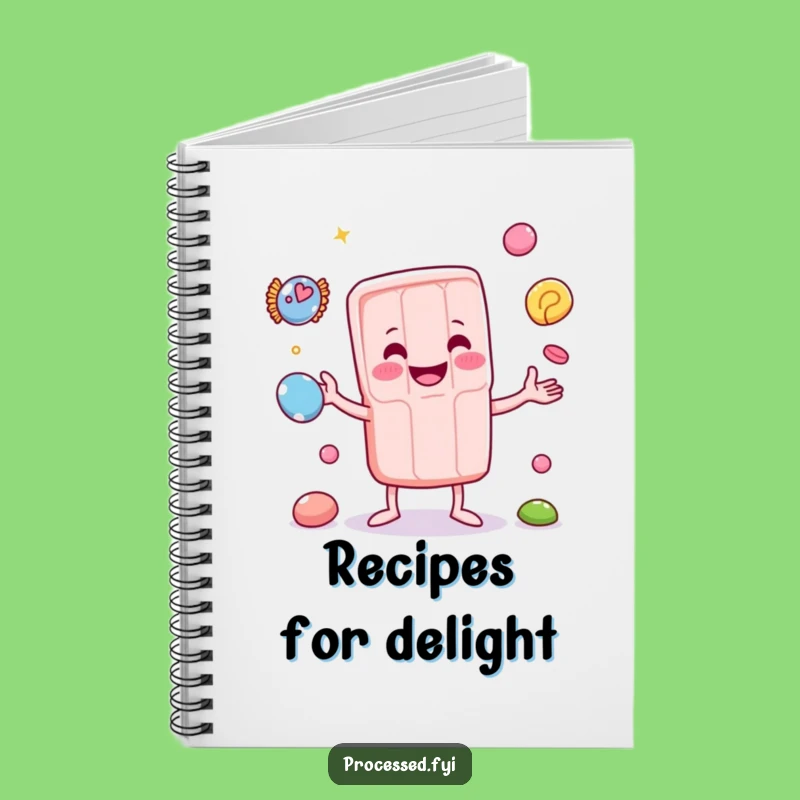 Funny Juggling Candy Bar Notebook: Sweet Ideas On Paper