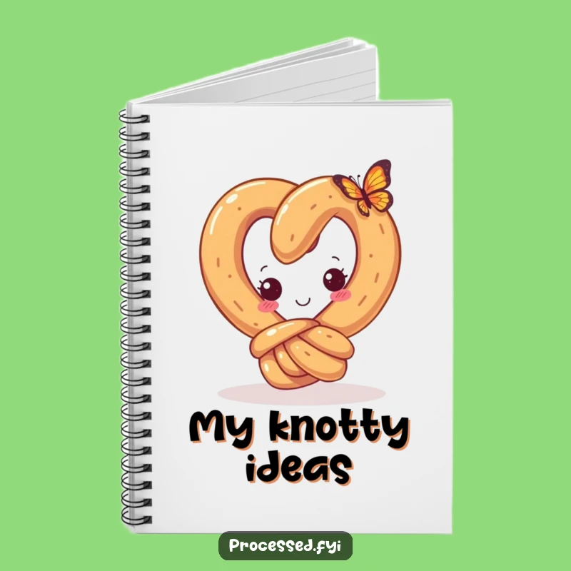 Funny Pretzel Notebook: Jot Down Curious Thoughts and Ideas