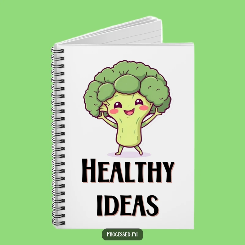 Funny Broccoli Dance Notebook: Smiling Journal Gift