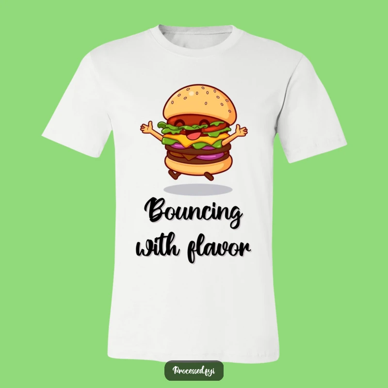 Funny Dancing Hamburger T-Shirt - Wear Your Joy and Hilarious Foodie Style!
