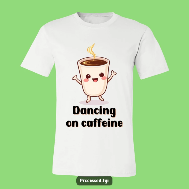 Funny Coffee Jig T-Shirt: Wear Your Morning Energy and Humor!