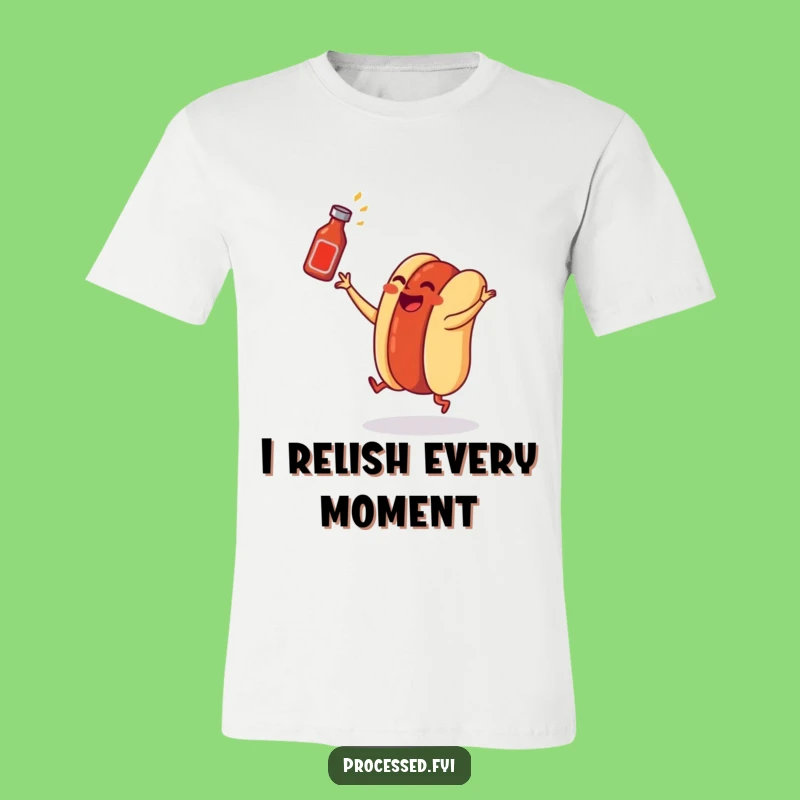 Funny Hot Dog Dancing T-Shirt: Wear Your Wiener Wiggles