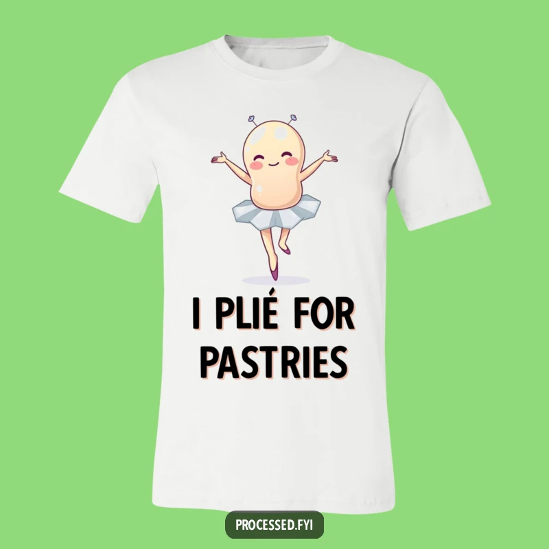 Funny Jellybean Ballet T-Shirt: Wobbly Dancer Tee, Hilarious Gift