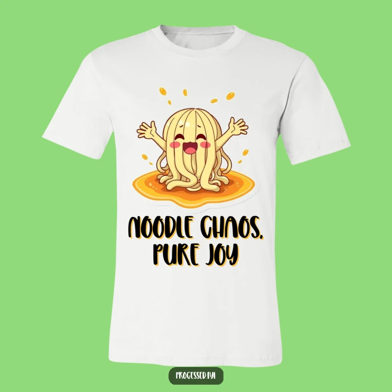 Funny Noodle Splash T-Shirt: Hilarious Apparel for Saucy Souls and Pasta Enthusiasts