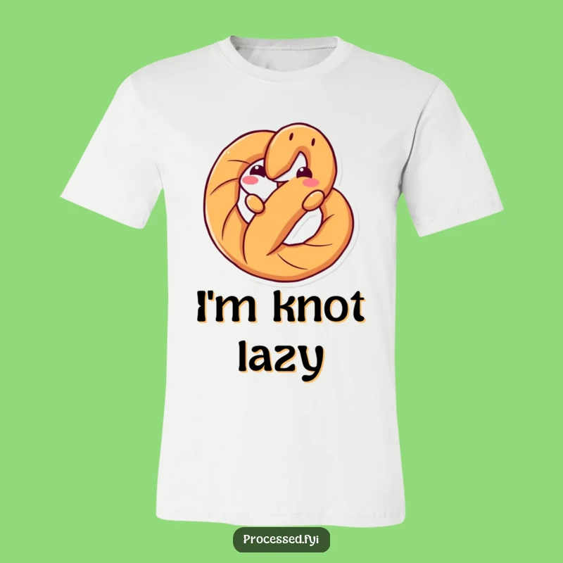 Funny Pretzel Twist T-Shirt: Playful Snack Lover Tee for Gifting
