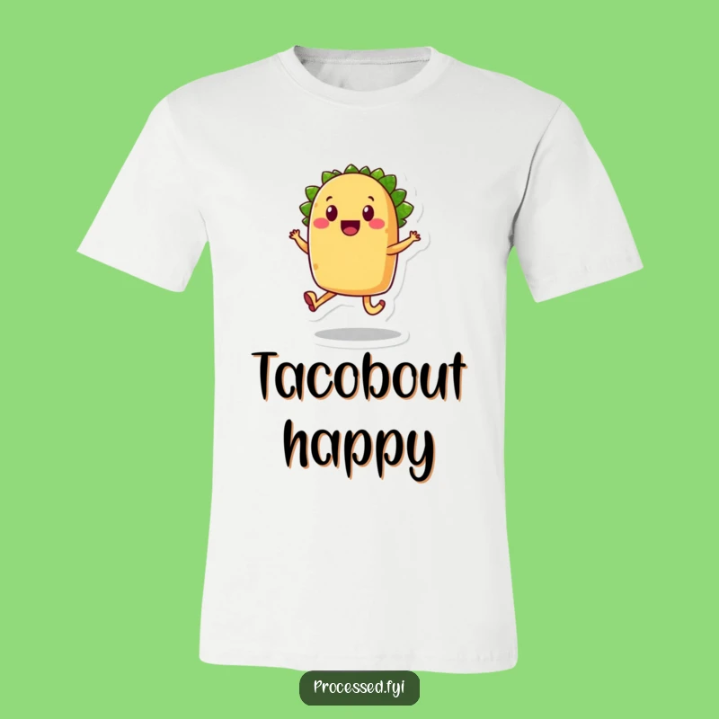 Funny Taco Skip T-Shirt: Joyful Foodie Tee, Delicious Gift