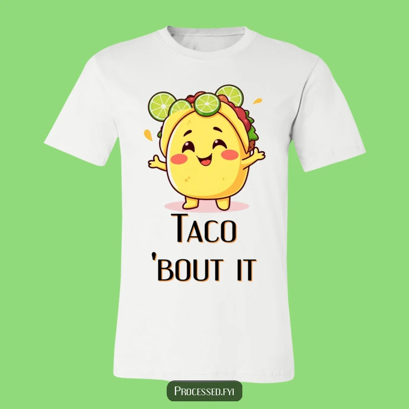 Funny Taco T-Shirt: Juggling Lime Character Tee, Awesome Funny Gift!