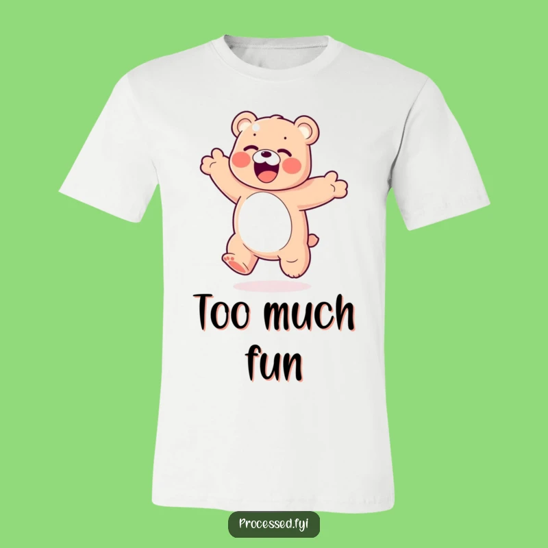 Funny Gummy Bear T-Shirt: Somersault Fun - A Sweetly Hilarious & Funny Gift!