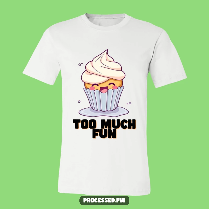 Funny Giggle Cupcake T-Shirt: Playful Frosting Fun - A Deliciously Funny Gift!