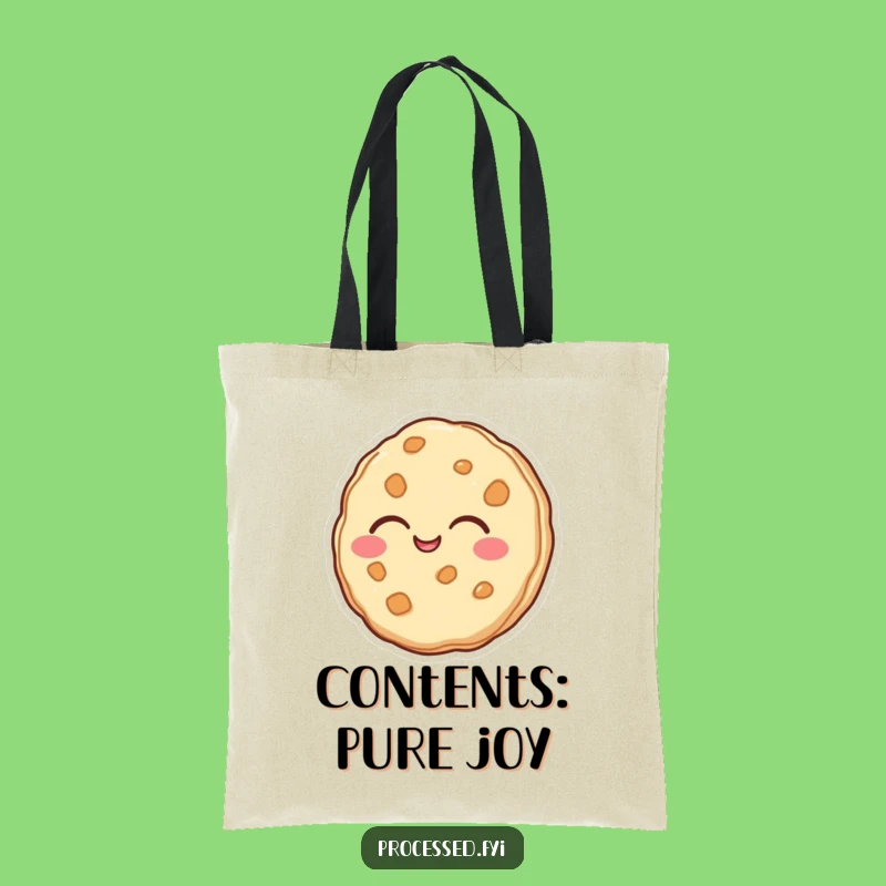 Funny Laughing Cookie Tote Bag: Carry Your Essentials with a Smile