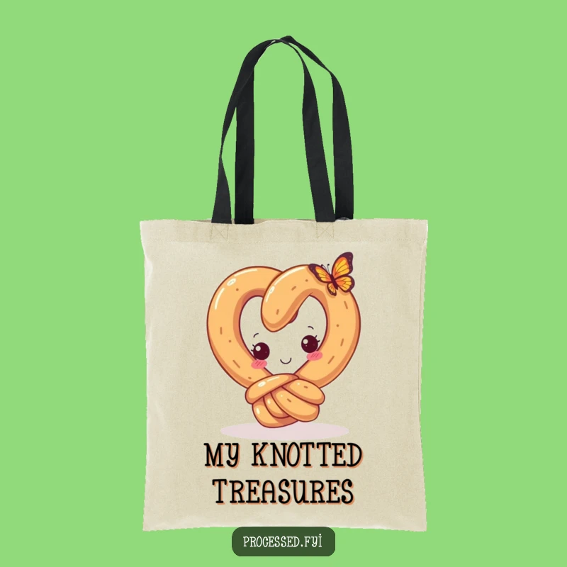 Funny Pretzel Tote Bag: Carry Curiosity and Snack Delight
