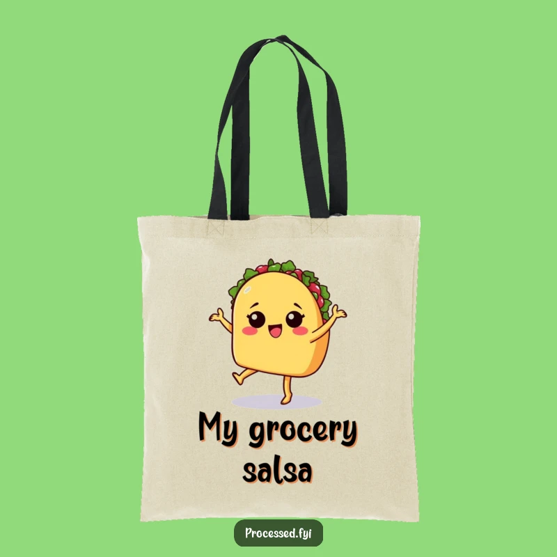 Funny Taco Fiesta Tote Bag - Sassy Dance Carry-All